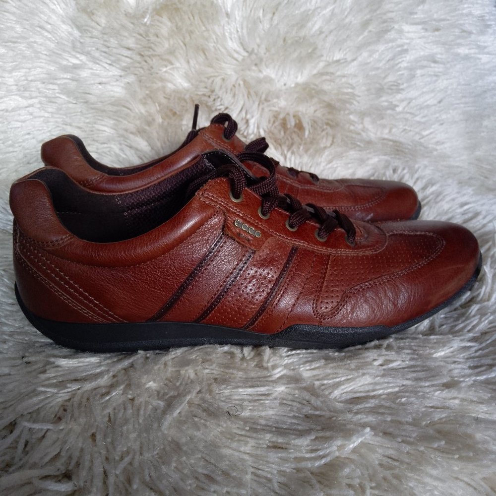 ECCO TECH, Men shoes, Brown leather , 9 US.